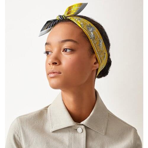 Fashion 5X88CM Narrow Long Stripe Scarf Ladies Outdoor Small Decorative Neck Foulard Girls Bag Belt Hair Band Ribbon Accessories