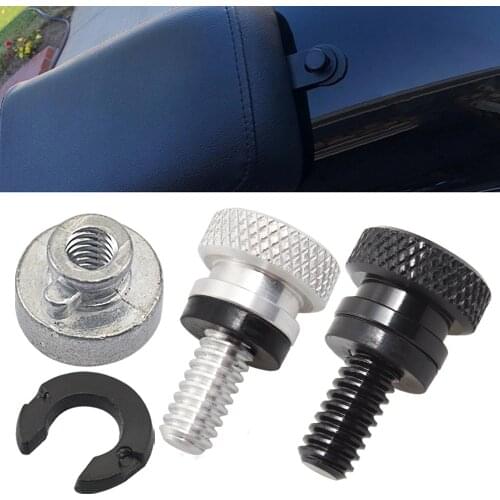 Motorcycle Mini Rear Fender Seat Screw Bolt Nut License Plate Hardware For Harley 96-Up XL Dyna Touring CVO Softail Universal