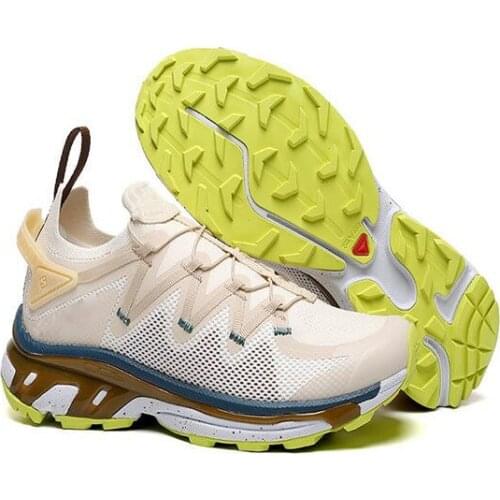 SLMN XT-RUSH MEN mesh fabric marathon running shoes male anti-slip walking shoes shockproof lightweight running sneakers