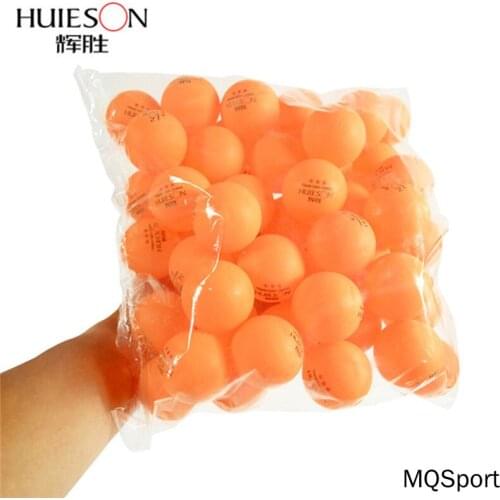 Huieson 100Pcs/Bag 3 Star ABS Plastic Table Tennis Balls D40+ 2.8g New Material Ping Pong Balls for Adults Club Training Match