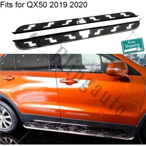 Running board fits for I.nfiniti QX50 2019 2020 side steps nerf bar car pedal side stairs side bar 2PCS