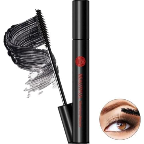 Professional Brand Magic Makeup 3d Fiber Silicon Brush Head Eyelash Extensions Thick Curling Black Mascara Waterproof Cosmetics