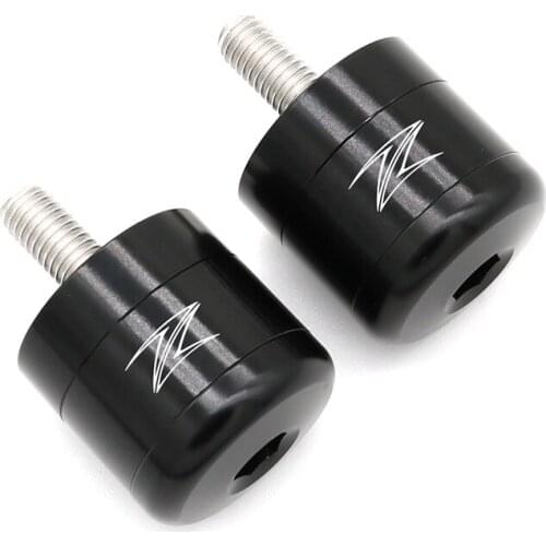 Handle Bar Grips Bar End Cap Covers Plugs Fit For Kawasaki Z125 2015-2019 Z250/Z250SL 2013-2019 Z300 Z650 Z750 Z800 Z900 Z1000