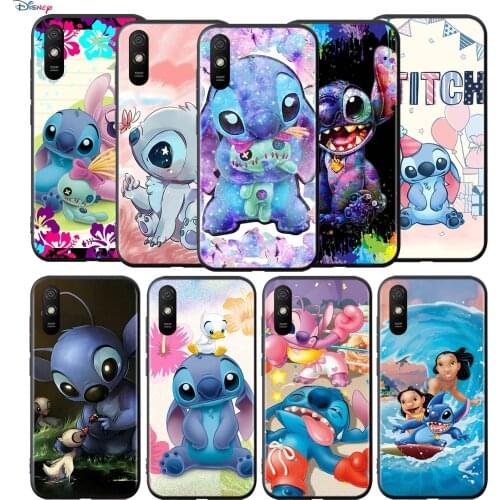 Silicone Cover Lilo Stitch Cartoon For Xiaomi Redmi 9T 9 9C 9A 9AT 9i 8 8A 7 6 Pro 7A 6A 5 5A 4X Plus Phone Case
