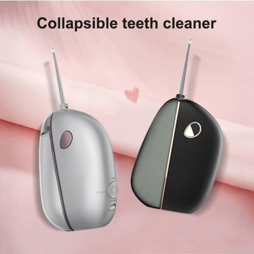 Collapsible Oral Irrigator Tooth Cleaner Device Portable Rechargeable Electric Household Water Flossing Dental Waterproof