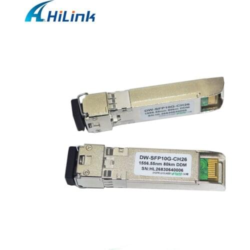 SMF DWDM SFP+ Fiber Optical FTTH Transceiver Channel Dwdm Mux 10G SFP+ 80km LC