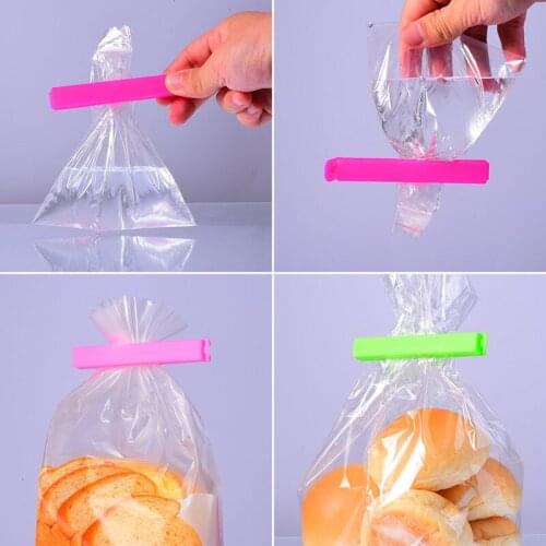 Plastic Bag Sealing Clamp Snack Fresh Food Storage Bag Clips Kitchen Tool Accessories Mini Sealing Clamp Food Tongs Kitchen Tool