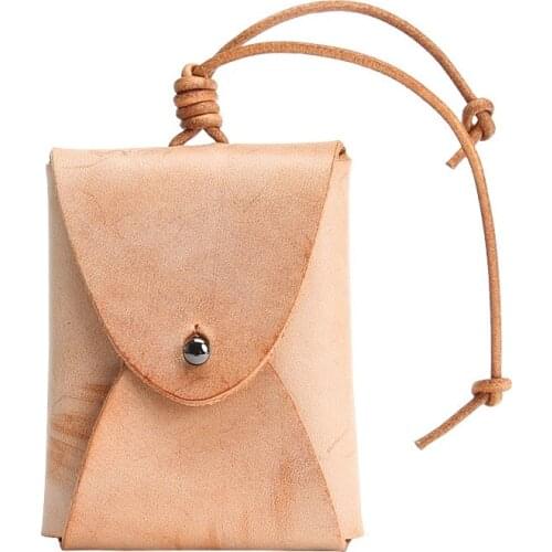 Genuine Leather Womans Short Wallets Cute Coin Purse Fog Wax Multi Functional Pickup Bag For Young Women