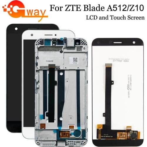 5.2" For ZTE Blade A512 LCD Display+Touch Digitizer Assembly For ZTE Blade Z10 LCD For ZTE Z10/ZTE A512 Glass Panel Replacement