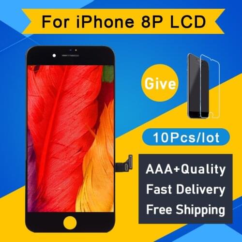10PCS Grade AAA+++ Screen LCD For iPhone 8 Plus LCD Display 5.5 3D Touch Replacement Screen Digitizer Assembly Free Shipping DHL