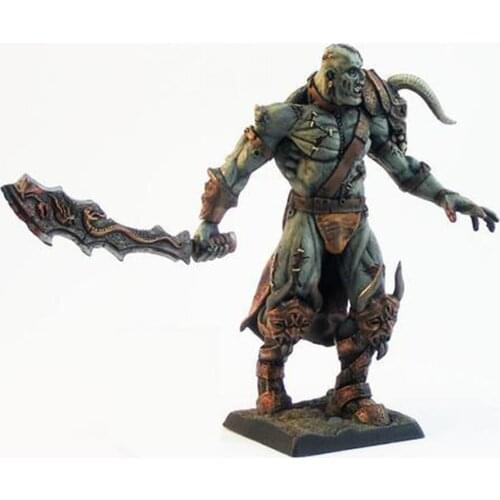 1/24 Scale Model Resin Kit 120mm Ferocious Giant Champion Assembly Models Figure Resin Kit Model Colorless Self-Assembled Toy