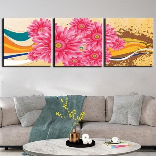 3 Panels Chinese Paintings Pictures Painting on Canvas Wall Art Posters and Prints for Living Room Home Decor