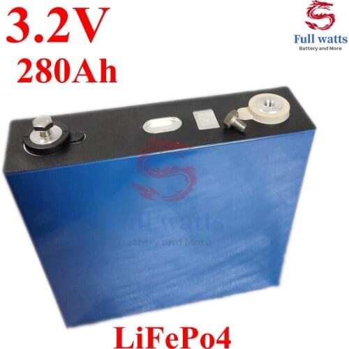 4PCS 3.2V 280Ah LiFePO4 battery New Class A battery, DIY 12V 24V lithium iron phosphate battery pack, EU duty-free
