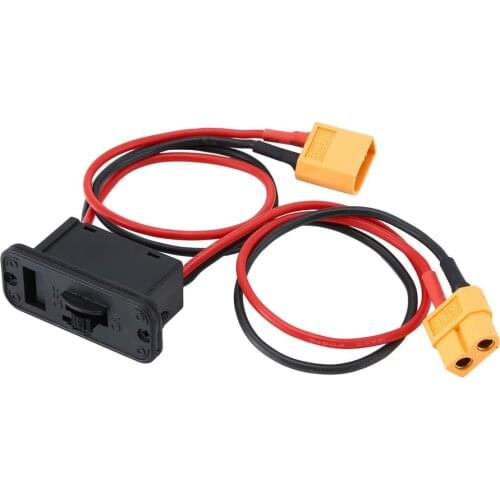 80x50x20mm Large Current Electronic Switch Lipo Battery Switch On Off Power Switch with XT60 Plug RC Model Set for RC Car Boat
