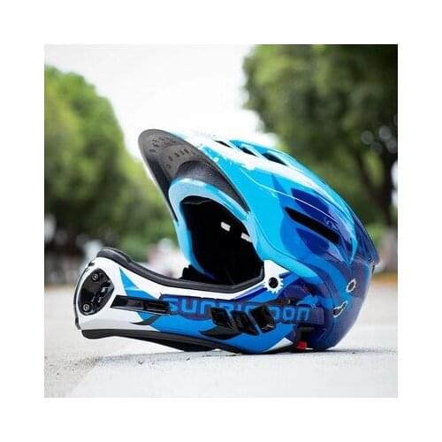 CIGNA-casco de bicicleta de equilibrio para niños, máscara completa, para montar en bicicleta, equipo de protección