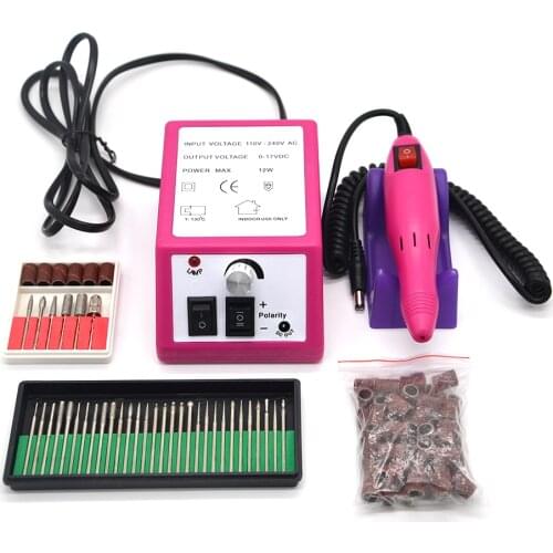 Electric Nail Drill Machine File Nail Milling Cutter Low noise Manicure Machine Pedicure Drill Set Nail Drill Polish Tools Kits