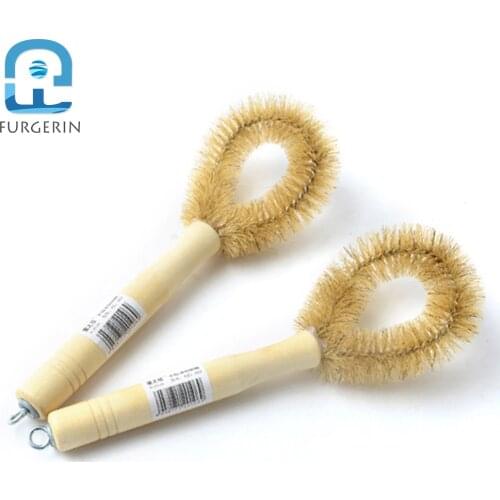 FURGERIN Cleaning Brush Kitchen Accessories wooden pot brush with long handle home cleaning tools household kitchen supplies