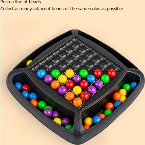 Game Parent Child Interaction Children Educational Colorful Ball Elimination Game Board Brain Puzzles Party Game Gif