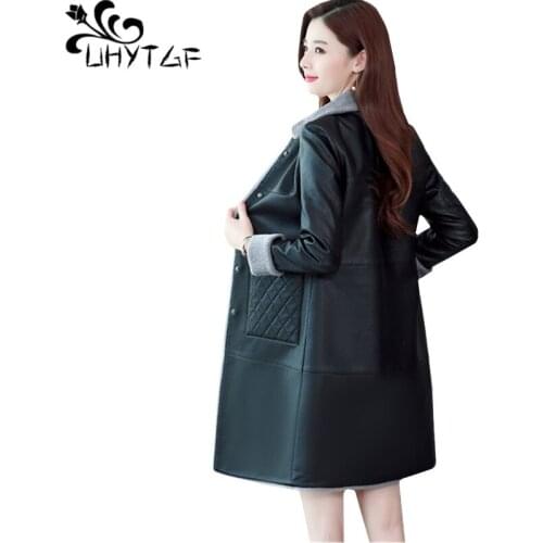 TNLNZHYN Quality washed leather autumn winter leather jacket women Plus velvet casual warm women coat 6XL plus size Genuine 1315