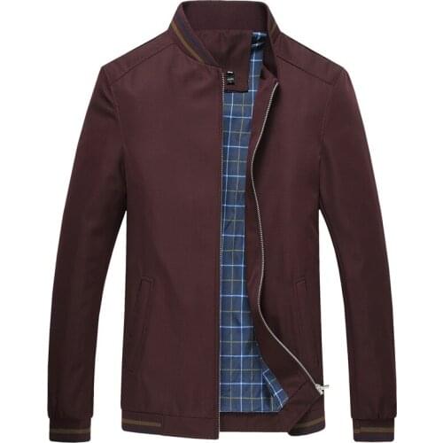 Men Jacket and Coat Veste Homme Spring Thin Mens Casual Jacket Sofsell Male Stand Collar Solid Windbreakers Quality Basic