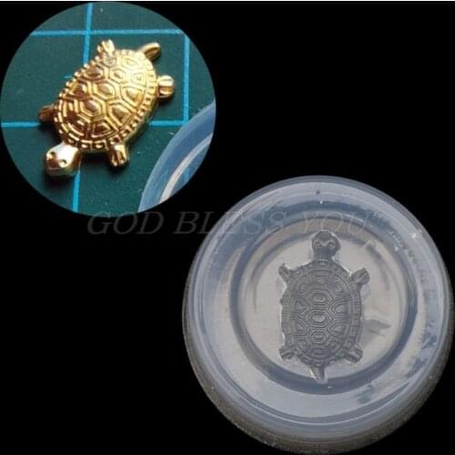Cute Mini Size Money Turtle Pendant Molds Slilcone UV Resin Molds Jewelry Tools Drop Shipping