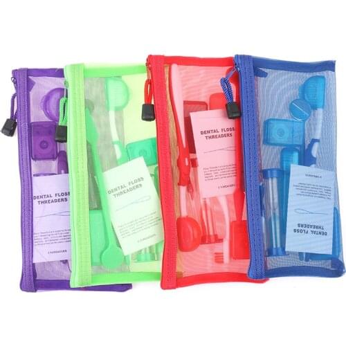 8Pcs/Set Oral Care Dental Teeth Orthodontic Kits Whitening Tool Suit Interdental Brush Travel