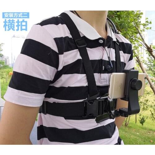 Outdoor Motion camera accessories Chest Strap mount belt For Iphone Phone 8 Gopro hero 9 8 7 6 5 4 Xiaomi yi 4K DJI OSMO Action