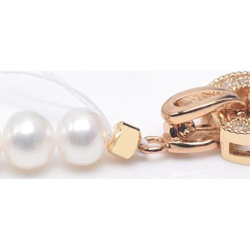 Diy string of pearls and jade necklace bracelet tie a knot at the end of the string head beads accessories invisible fixed clasp