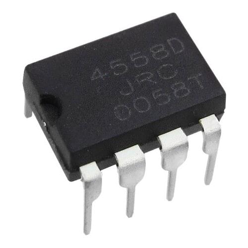 100PCS JRC4558 4558 4558D DIP-8 Integrate IC Chip DUAL OPERATIONAL AMPLIFIER Original and NEW
