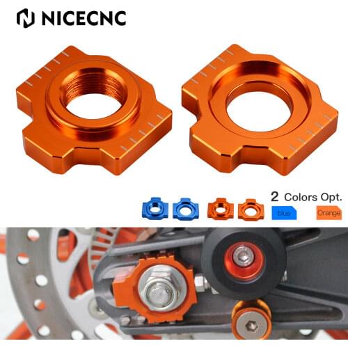 Axle Blocks Chain Adjuster For KTM 690 790 950 990 1050 1090 1190 1290 Duke Enduro Supermoto Super Adventure R S LC8 SMR SMT RC8