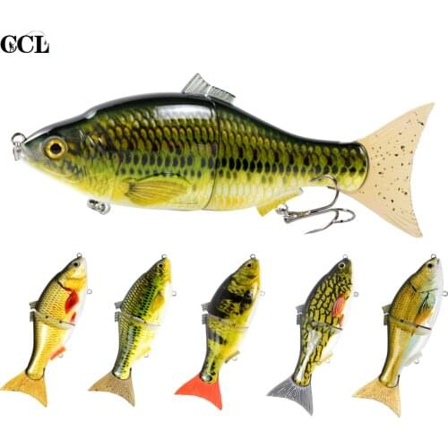 6 inch 51 g Glide Shad Swim Bait Hard Plastic Real Colors Floating Glider Fishing Lures