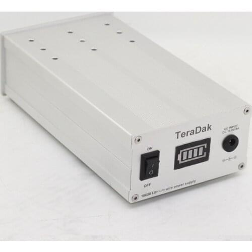 High Stand Version 18650 Battery Linear Power Earphone Decoding Dual USB Digital Interface NCR18650B 3400MA DC5V/9V/12V 2A