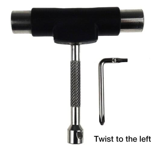 Semi-automatic Skateboard Removal Tool Multi-Function Labor-saving Wrench Detachable Compact Skate Tool