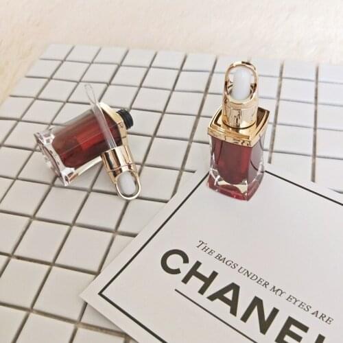 10pcs/lot Empty 10ml Acrylic Tattoo Dropper Essential Oil Bottle 10CC Pigment Press Pump Cosmetic Perfume Sub Bottling Container