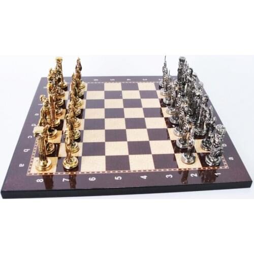 Luxury Cast Chess set Sparta Soldiers