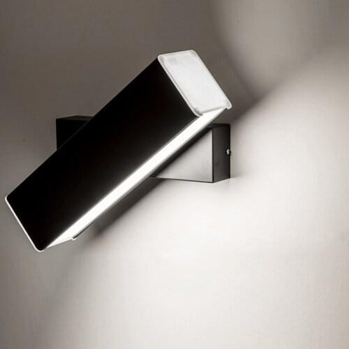 DONWEI Led Wall Lamp Rotating Modern Sconce Light Fixture For Living Room Bedroom Bedside Indoor Lighting Home Hallway 85-265V