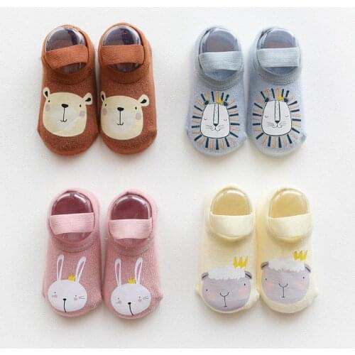 Spring Autumn Cotton Socks Non-slip Baby Socks Toddler Boys Girls Floor Socks Infant Clothing Accessories