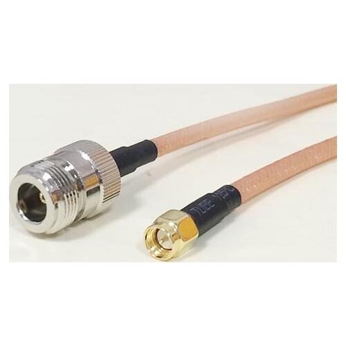 High-quality low-attenuation SMA Male Plug Switch N Female Jack RF coax cable RG142 50CM 20" Adapter