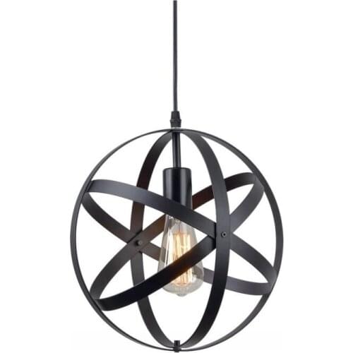 Cross Border Chandelier Retro Industrial Folding Globe Study Chandelier Living Room Lamp