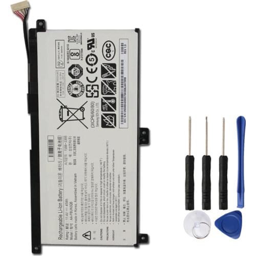 Original Replacment Battery AA-PBUN3QB AA-PBUN3AB For Samsung Notebook 7 NP530E5M NP740U5L NP800G5M Batteries 3950mah with Tools