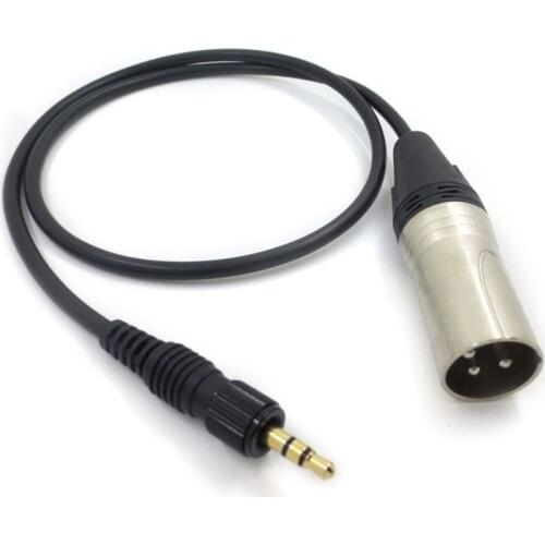 3.5mm TRS Male to XLR Male Wireless Receiver Output Mic Balanced Cable Compatible with UWP V1/D11/D2 0.14in TRS Cable