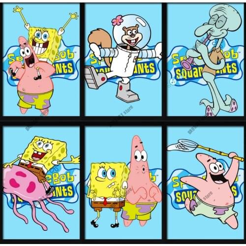 DIY 5D Diamond Embroidery Sponge Diamond Painting Cartoon Anime Picture Cross Stitch Kits Full Square Mosaic Home Decoration