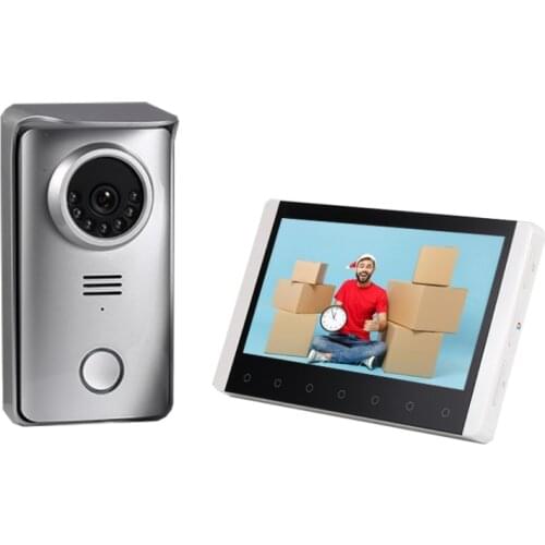Wireless 2.4G Video Intercom 7 Inch Indoor Display Unlock Dual-way Talk Doorbell Villa Security System Multi Room Calling New