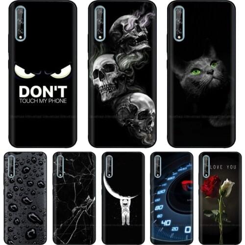 For Huawei Y8P Case 6.3" Print Flower Silicon Soft TPU Back Cover For Huawei y8p 2020 Y 8P AQM-LX1 Cases Funda huaweiy8p Bumper