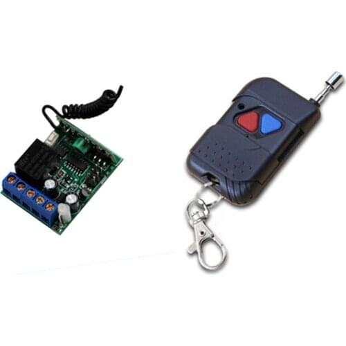Time Delay OFF Remote Switch DC 12V 1CH Wireless Contact Remote Switch Normally Open Closed Receiver +Transmitter Smart Switch
