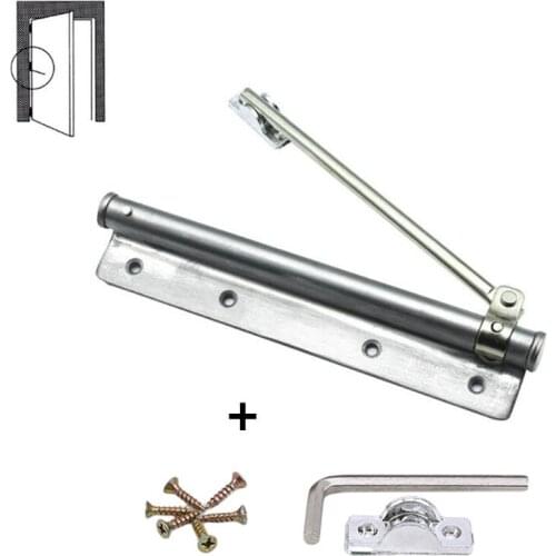 Door Closer Single Spring Strength Adjustable Surface Mounted Stainless Steel Automatic Closing Fire Rated Door Hardware Cheap