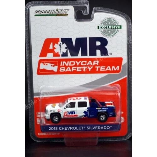 1/64 GreenLight 2018 Chevrolet Silverado Cars Kids Toys gift Collector Edition Metal Diecast Model