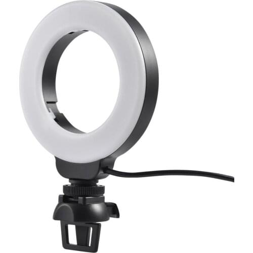 Computer Ring Light Video Conference Circle Light With Clip LED Light Ring Selfie Ring Lamp Adjustable Lights For PC Mobile Fone