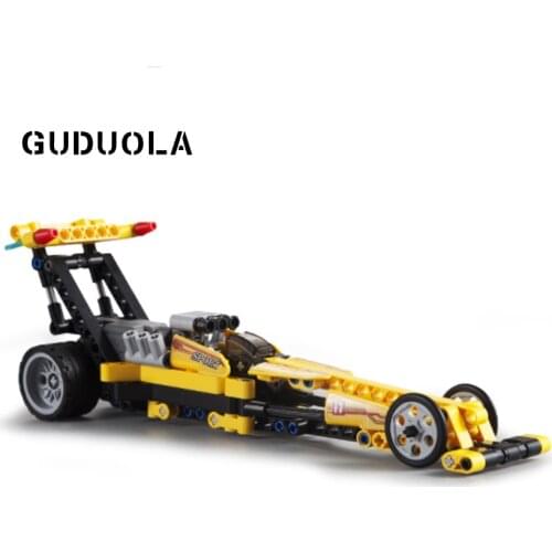 Pull Back building Blocks Technic Racer MOC Linear Acceleration Car Back Force Technic Bricks DIY Blocks for Children Gift