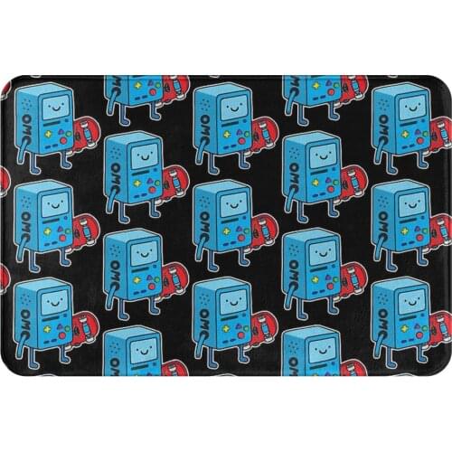 Adventure Time Finn Jake BMO Bubblegum TV Non-slip Doormat Gamer Skater Bath Kitchen Mat Welcome Carpet Indoor Modern Decor
